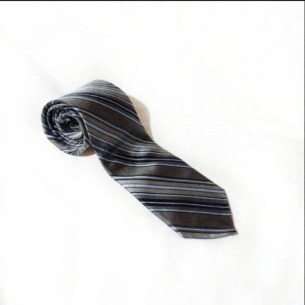 Ted Baker London Silk Multi Color Striped Tie